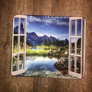 NWT PEACEFUL LAKE MOUSE PAD OFFICE COMPUTER